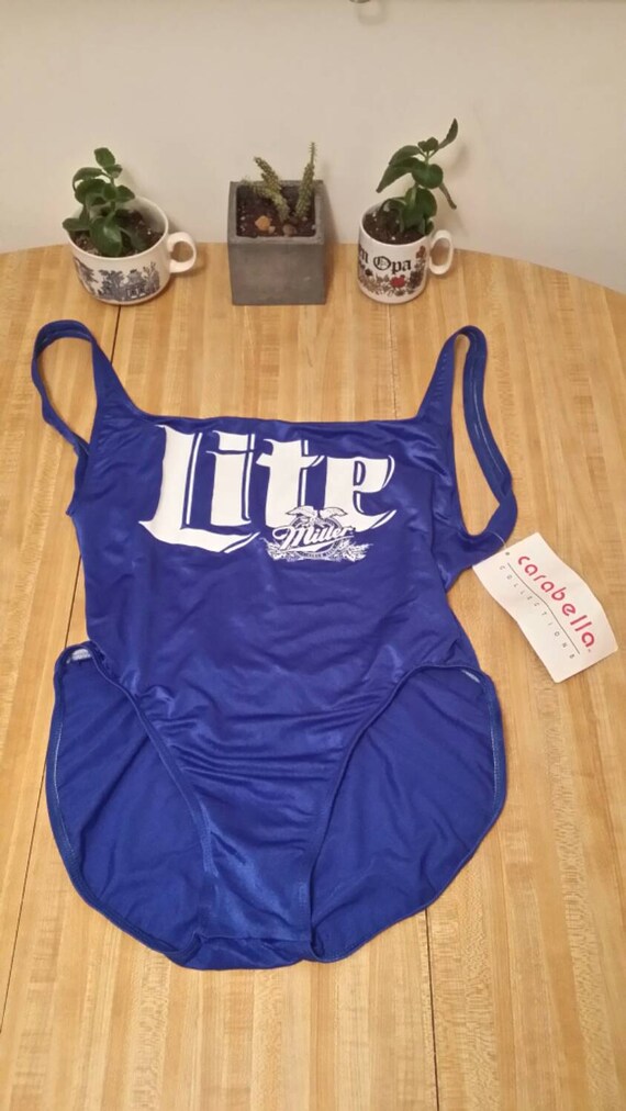 Miller Lite Beer Vintage Beach One Piece by MinimalistCouple