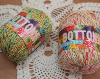 FREE SHIPPING - Adriafil Bottone cotton knitting yarn made in Italy - only 4.99 USD