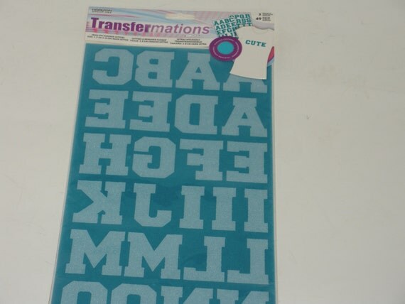 transfermations iron on letters