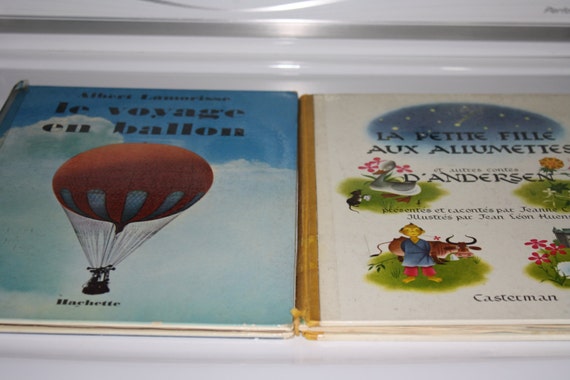 Pair of Vintage French Children's Books La Petite Fille