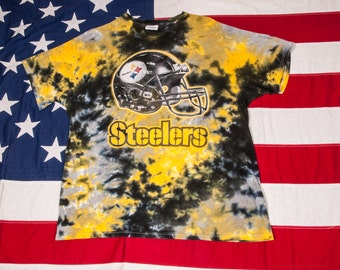 Pittsburgh STEELERS Football T-Shirt Tie Dye
