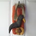 RESERVED LISTING for HEIDI Fall Pumpkin, Crow, and Sunflower Primitive Fabric Door Greeter/Wall Hanger