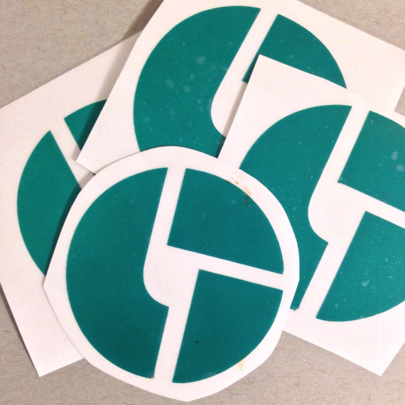 2 Disco Biscuits Circle Logo Sticker / GREEN / High