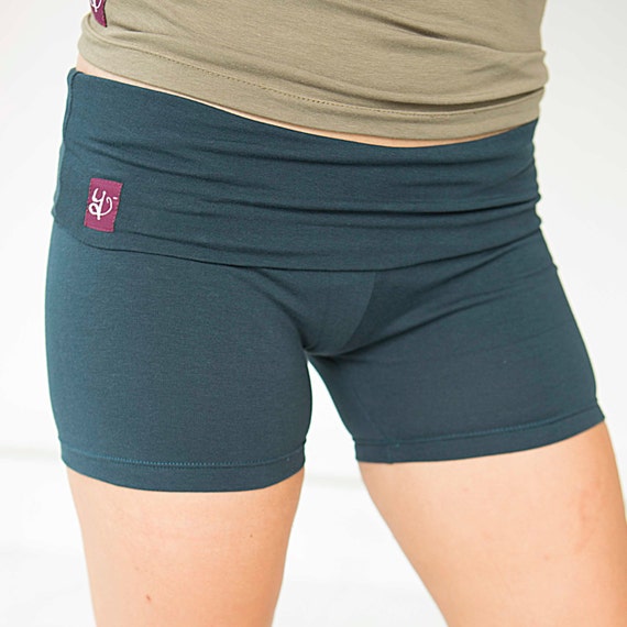 cotton yoga shorts womens