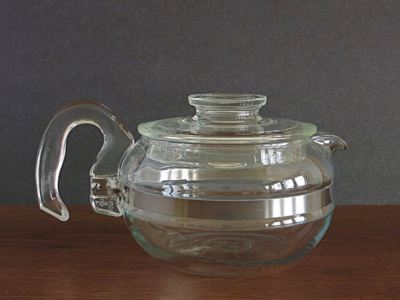 Pyrex Rangetop    6 Cup Vintage vintage Teapot pyrex  Ware  cup Pyrex Flameware   Teapot