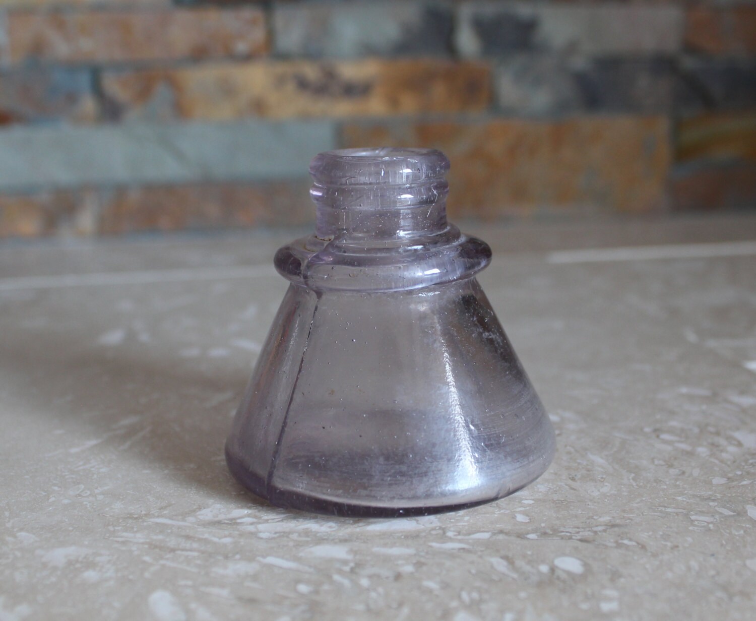 Antique Carter's cone shaped ink bottle ink well