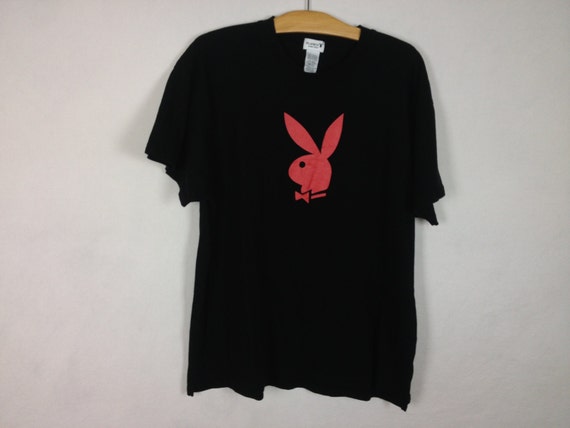 playboy bunny shirt size large by THEVIRTUALMALL on Etsy