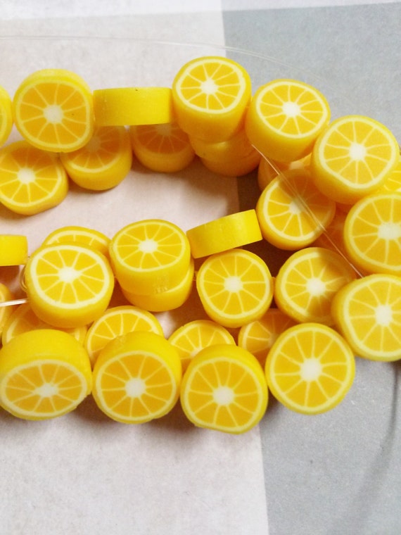 Lemon Beads Fruit Beads Bulk Beads Wholesale by truewholesale