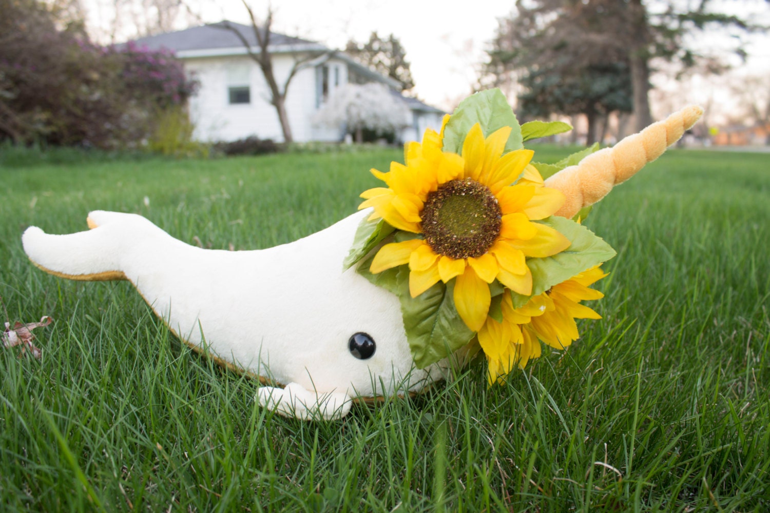 stuffed sunflower toy