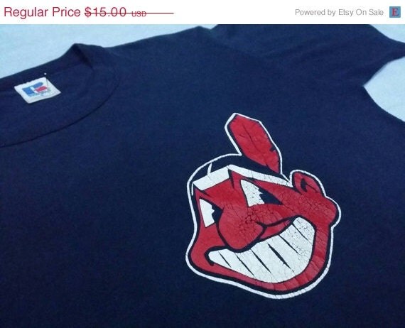 vintage cleveland indians t shirt