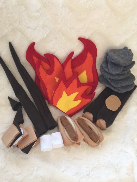 Deluxe Diy Felt Campfire 11 By Wildsparks On Etsy