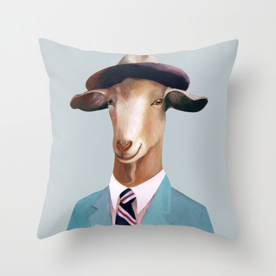 goat shaped pillow