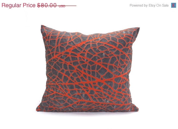 ON SALE Decorative throw pillow cover 19.5x19.5”. Designer fabric 