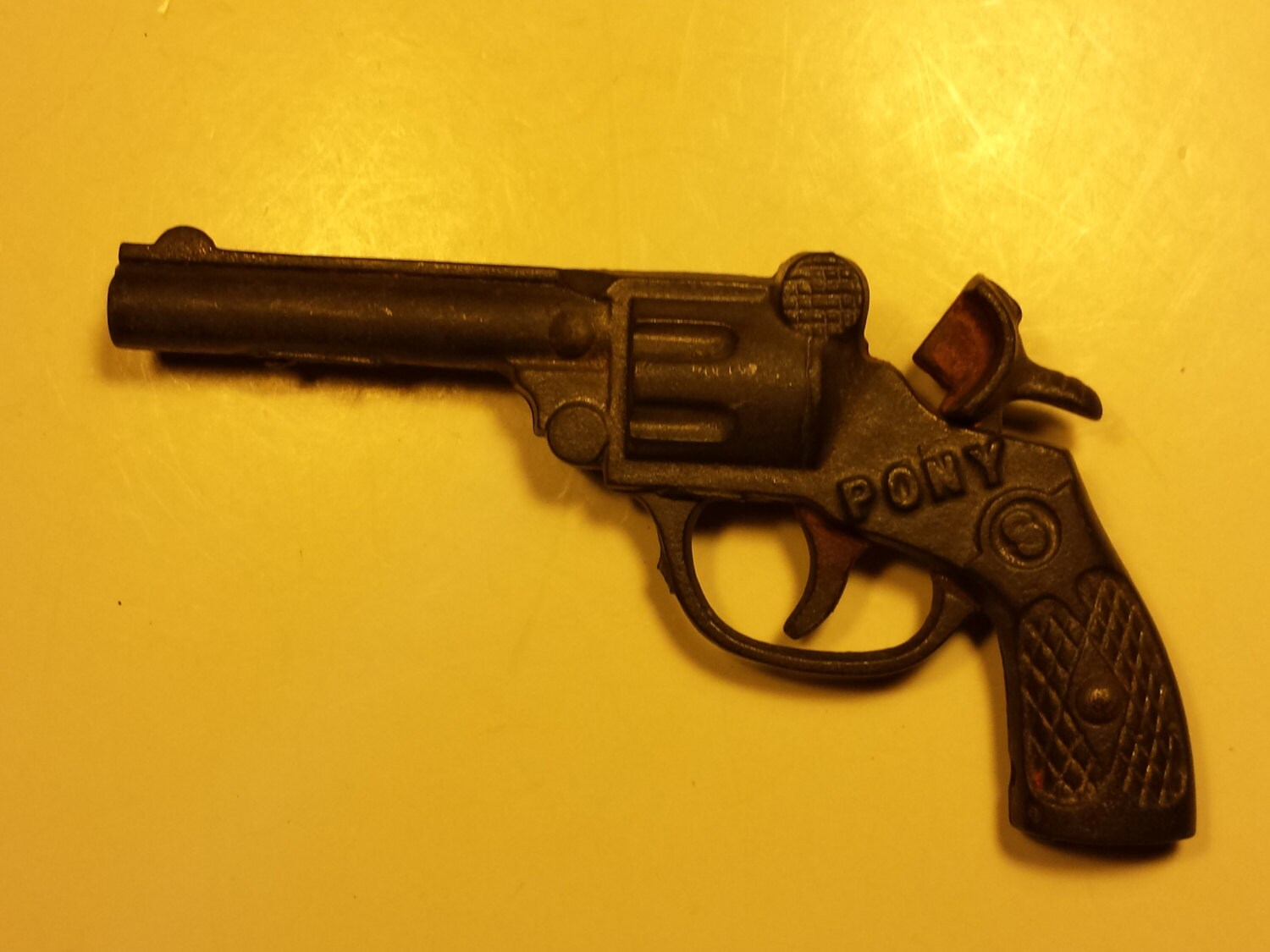 Vintage Pony Cast Iron Cap Gun By Kenton Hardware