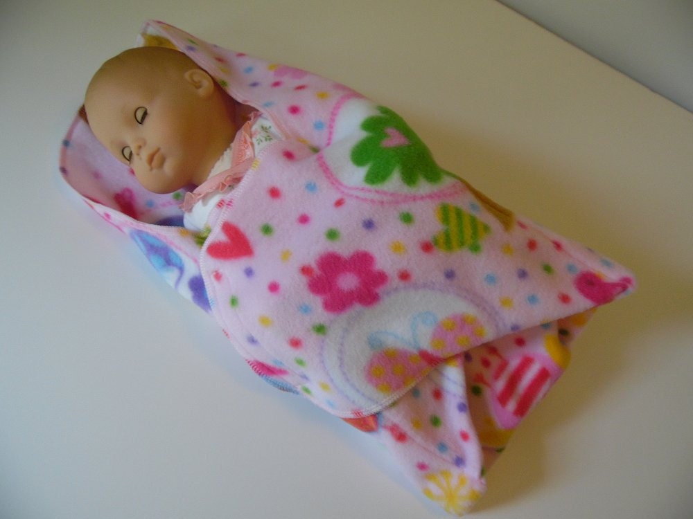 baby doll with blanket