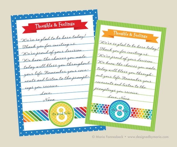 LDS Baptism Testimony Cards Printable - Il 570xN.785380483 Qc8c 