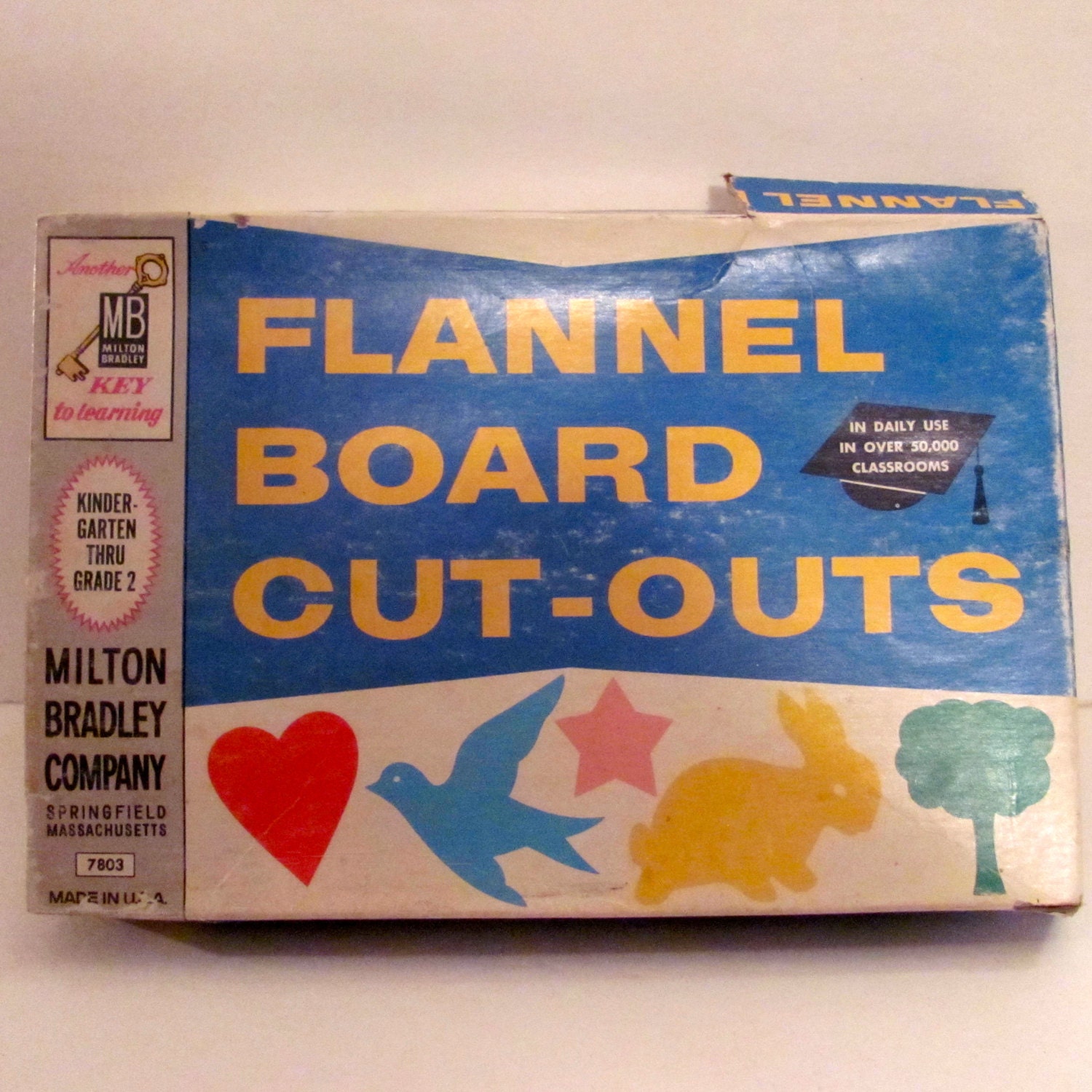 Vintage Flannel Board Cut-Outs by Milton Bradley Company