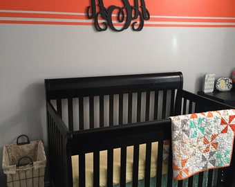 Wood Monogram, Wooden Wall Monogram, Nursery monogram,Home Decor, Wedding Decor, 26 inch Tall, Custom Monogram Initials, 3 Initial Monogram