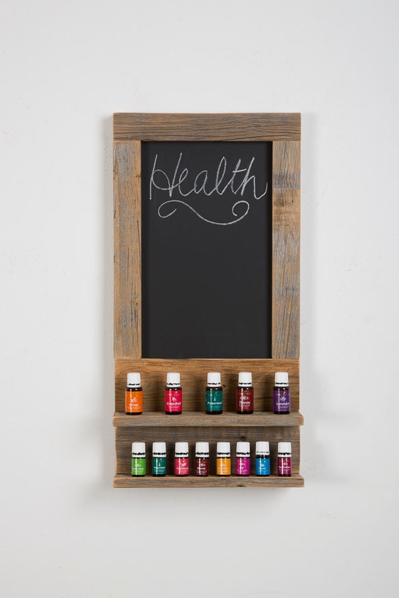 Chalk Board with Display Shelves