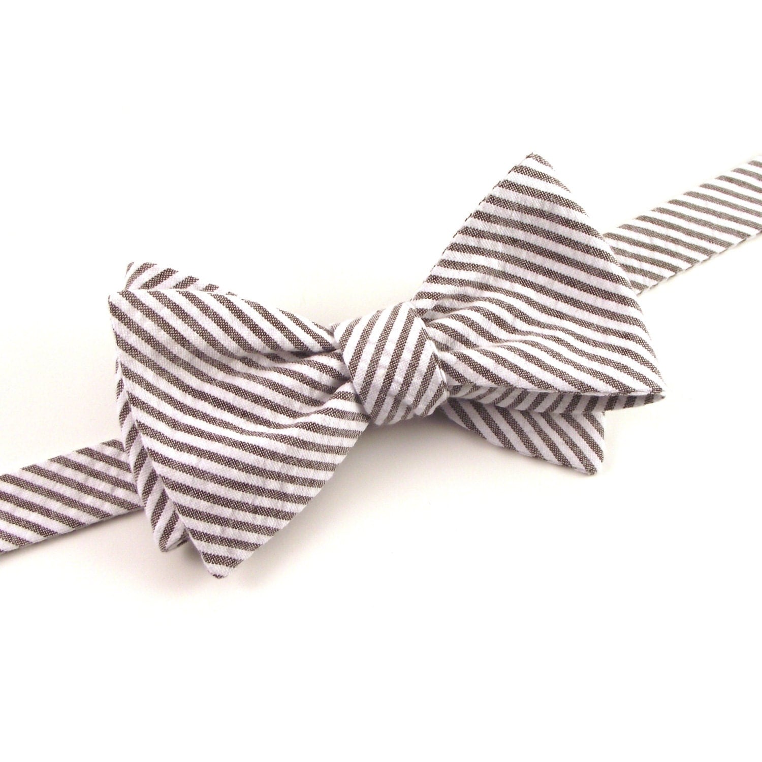mens seersucker bow tie