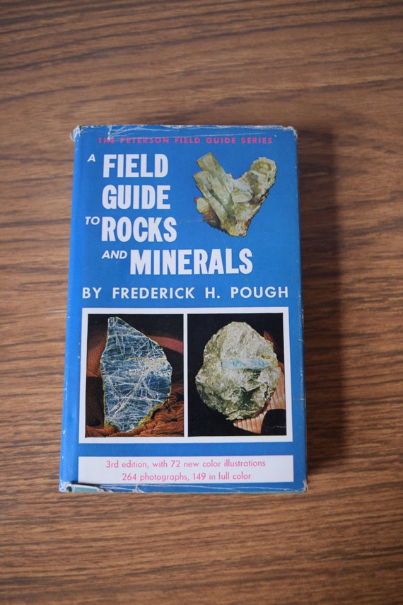 Vintage Geology Book // Field Guide to Rocks and Minerals