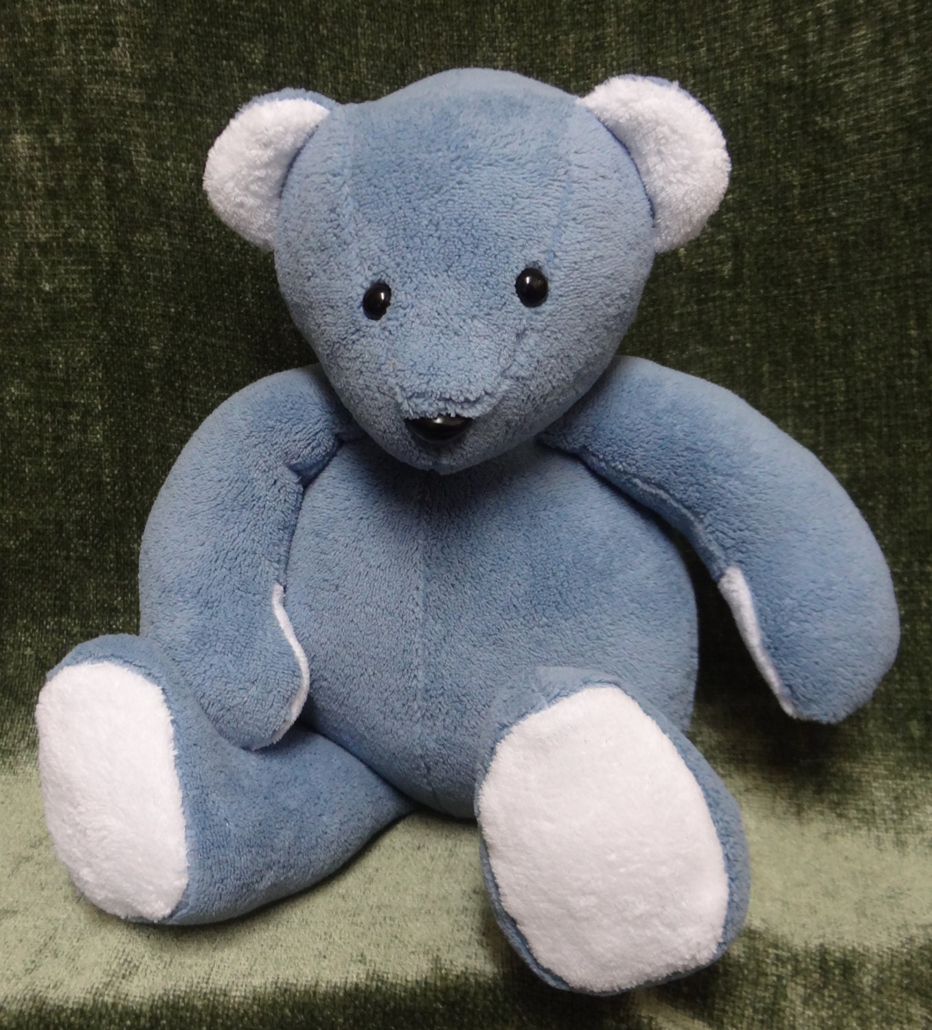 plush blue teddy bear