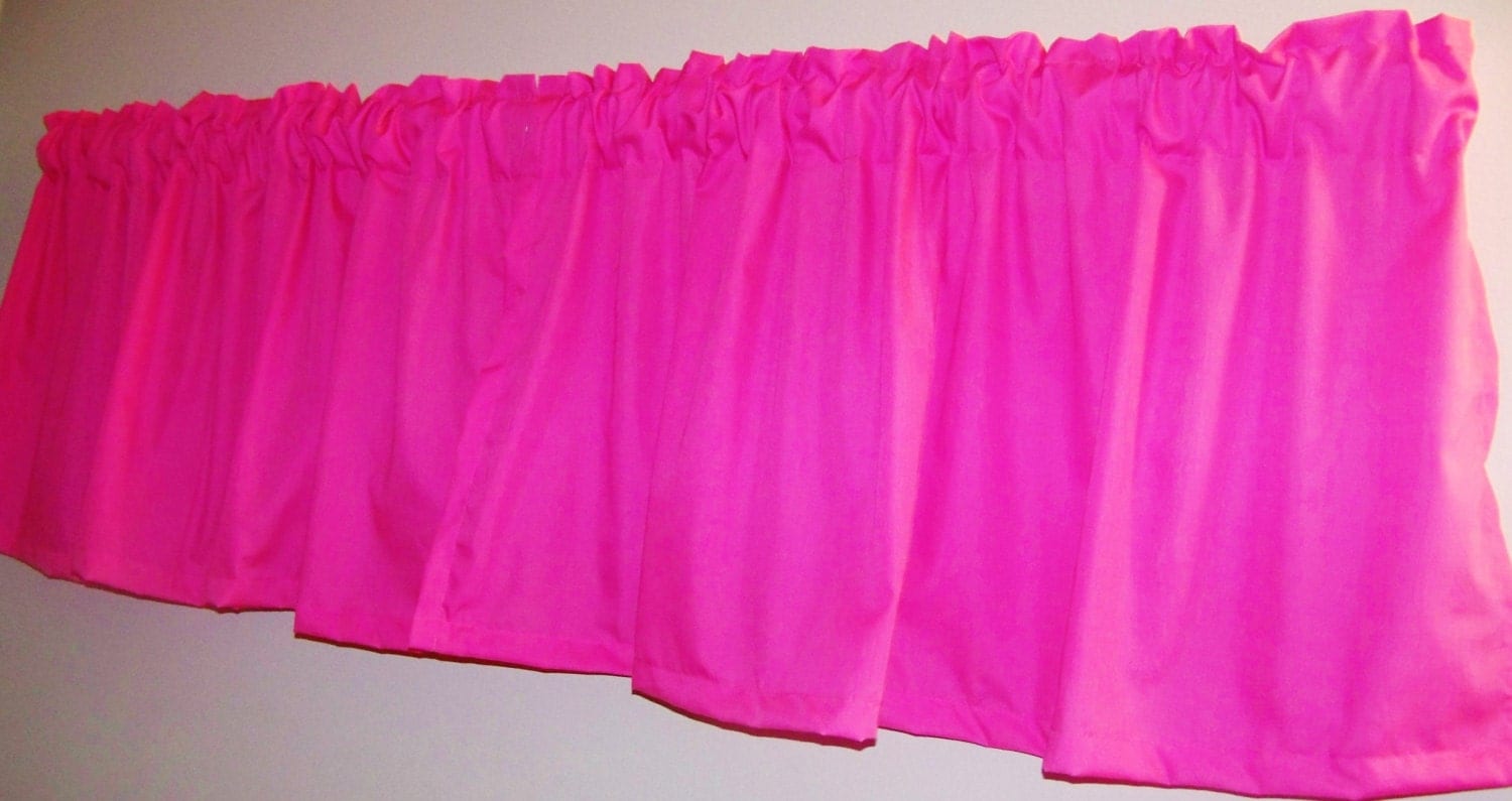 Hot Pink Valances Curtain Window Treatment Beautiful 7862