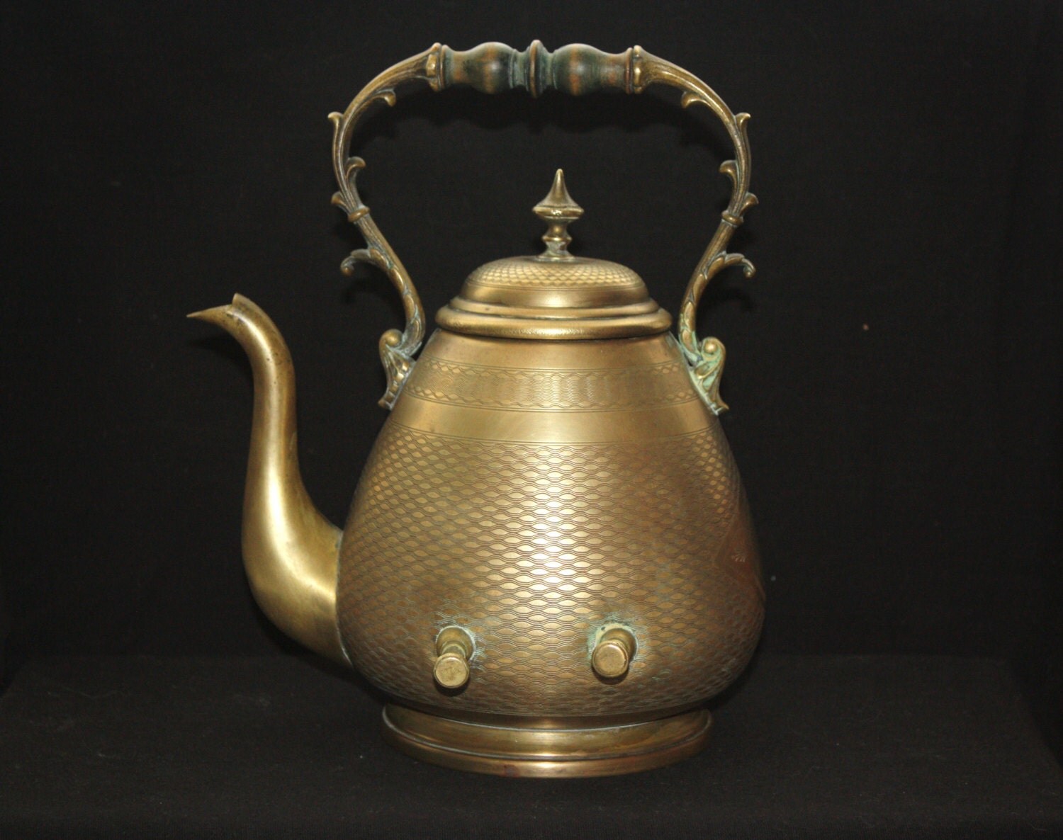 Antique Unique Brass Decorative Tea Pot