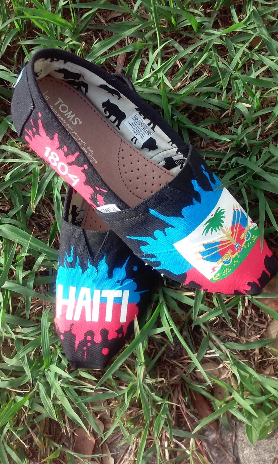 Haitian Flag Shoes