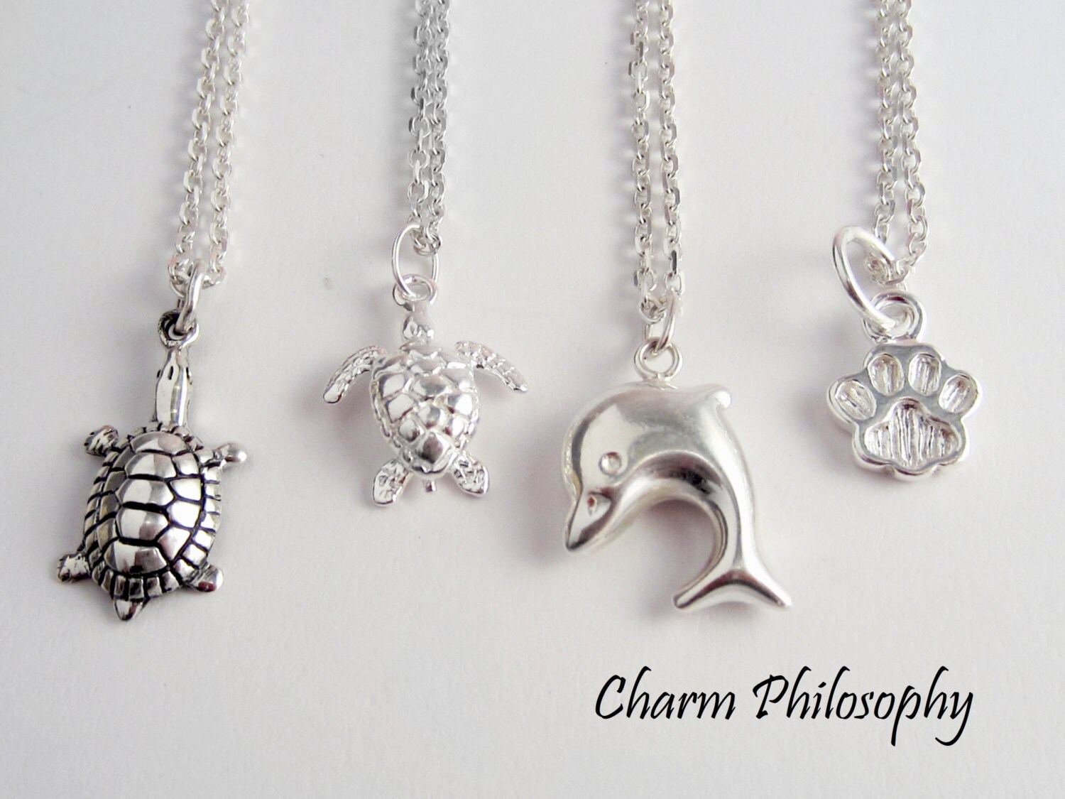 Kids Jewelry Sterling Silver Animal Necklace for Girls