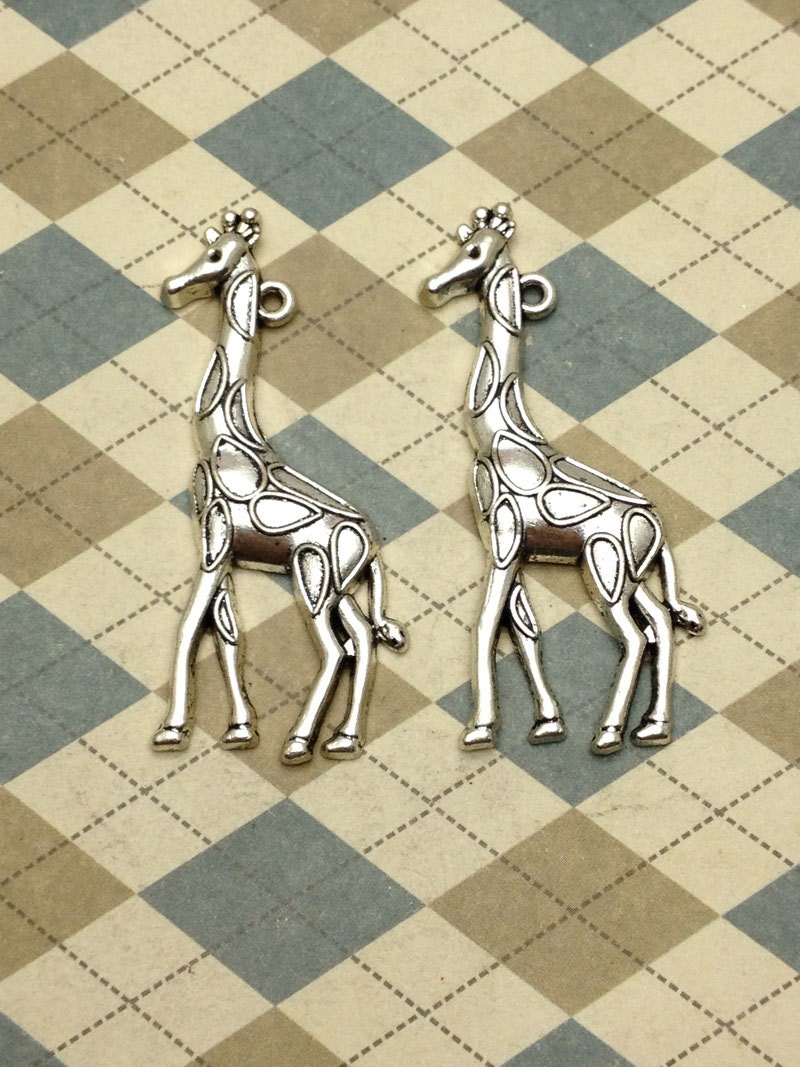silver giraffe figurine