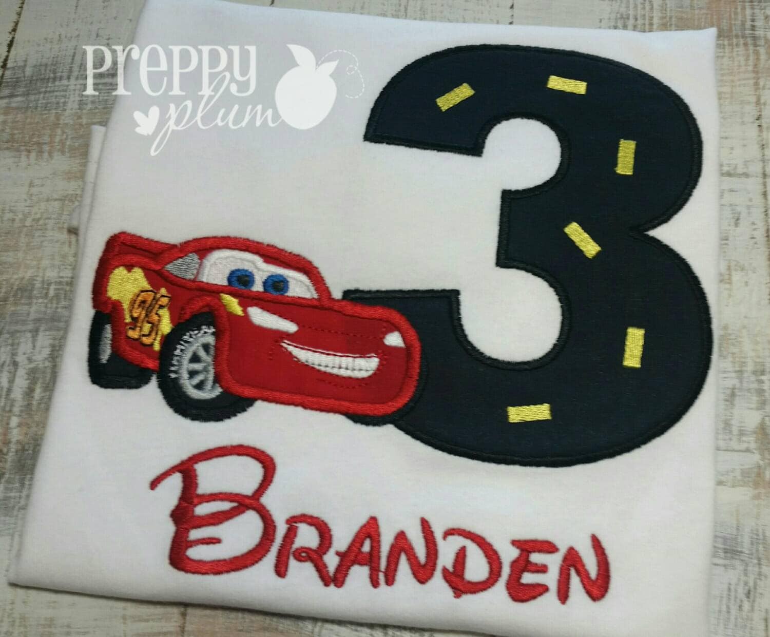 lighting mcqueen birthday shirts