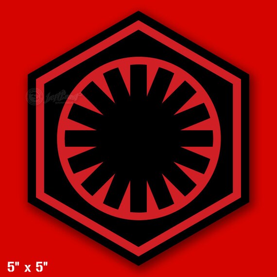 First Order Insignia The Force Awakens Episode VII custom