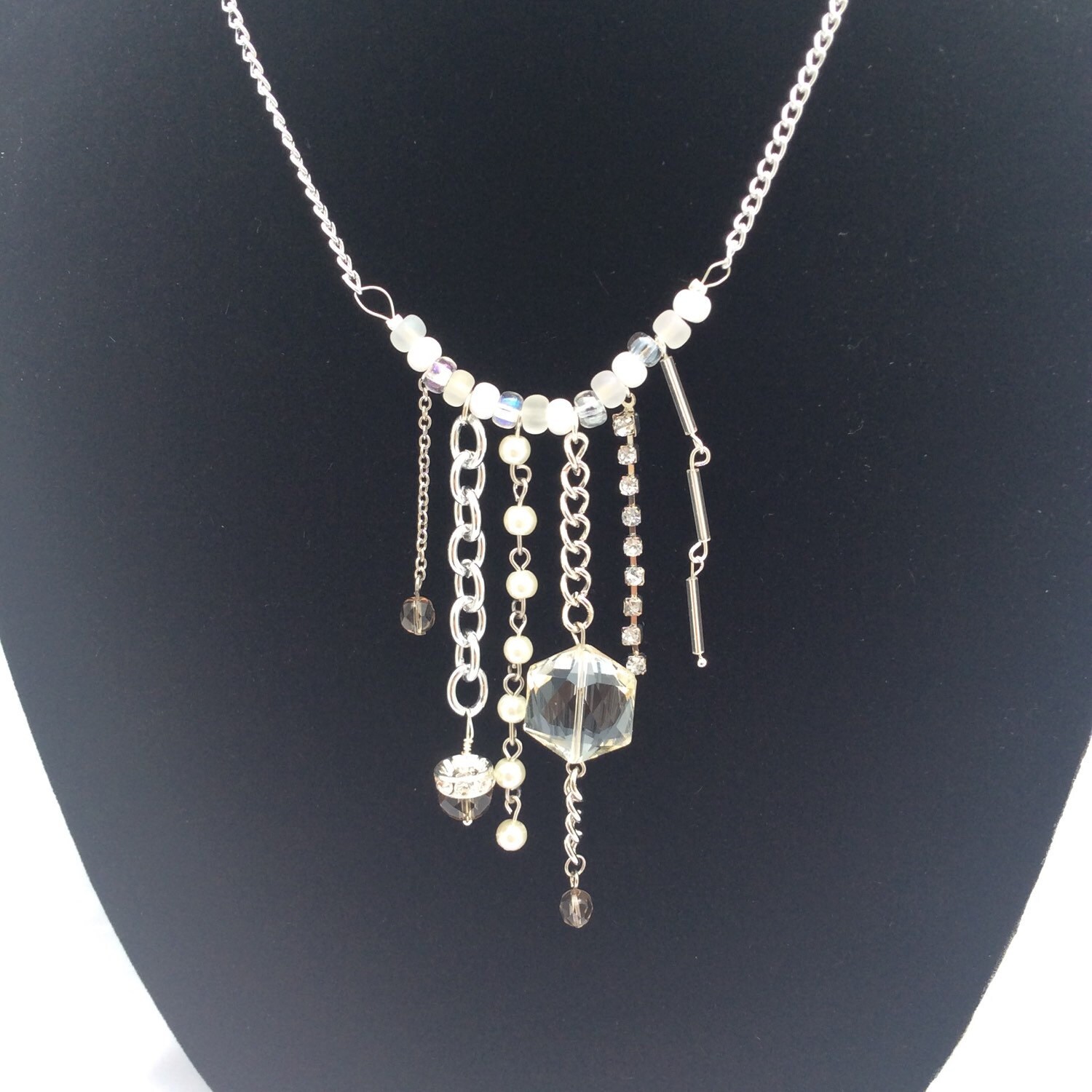 Sparkle necklace by JewelsByTanya on Etsy