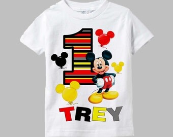Mickey Mouse Birthday Shirt - Mickey Mouse Shirt - Mickey Shirt