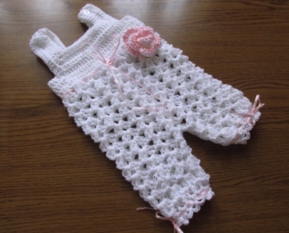 Crochet Pattern Overall Pattern Baby Girl Overall Baby Pants