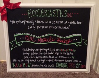 How to announce pregnancy after a miscarriage