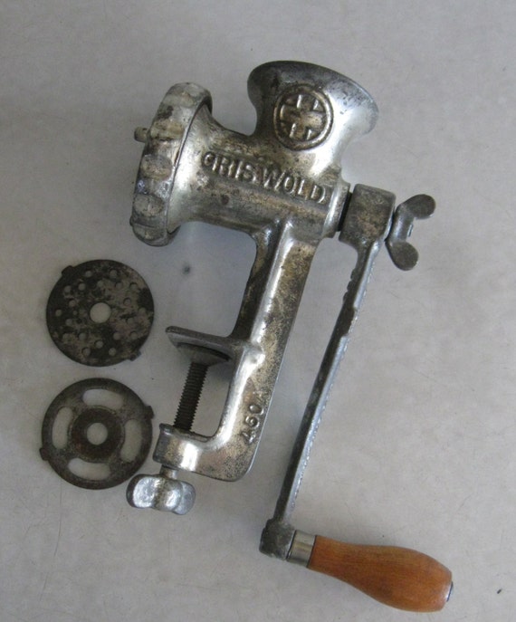 Griswold Cast Iron Food Grinder Number 1 Size