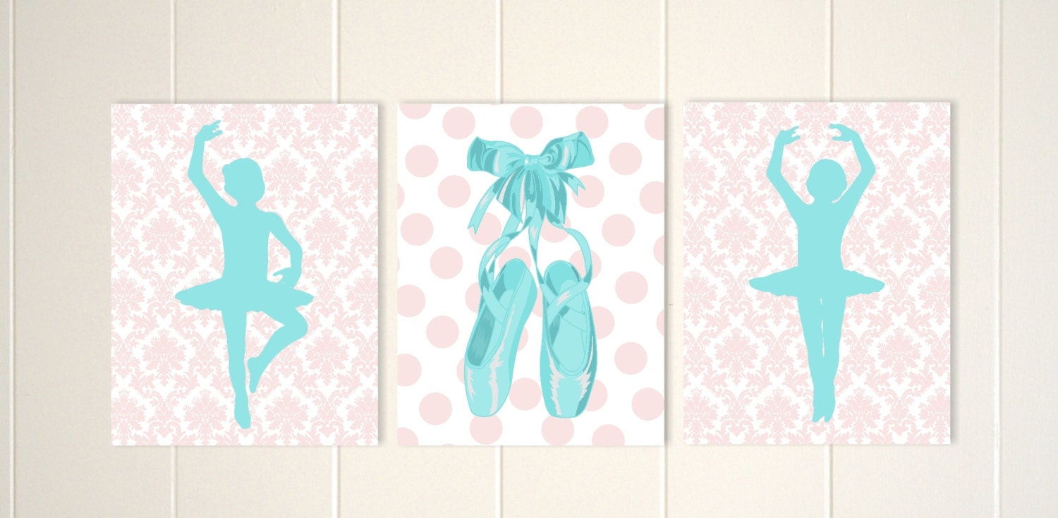 Toddler ballerina ballerina wall art little by PicabooArtStudio
