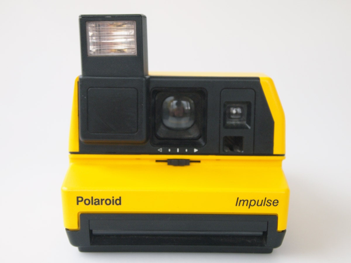 Ultra Rare Yellow Polaroid Impulse instant camera by SenyorRonda