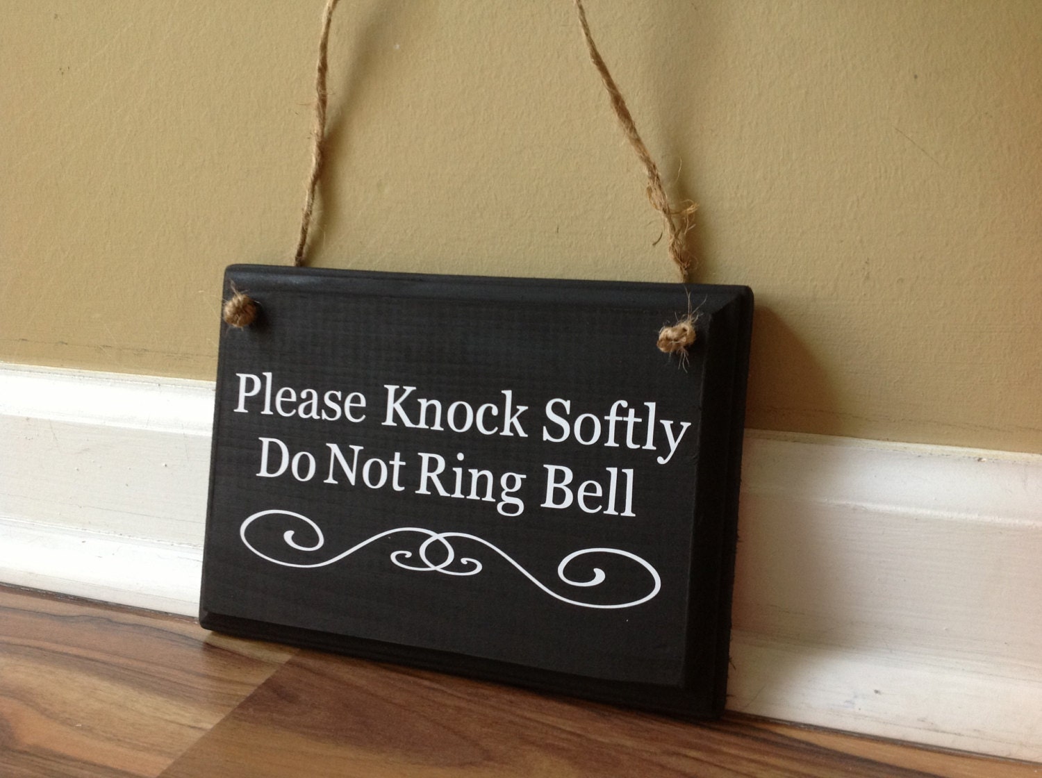 Please Knock Softly/ Do Not Ring Bell/ Babies by GAGirlDesigns