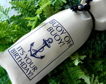 nautical wine bags