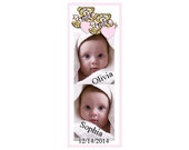 Twice Nice Girl Bookmark - Twin Girl Baby Bookmark - Laminated Bookmark - Unique Bookmark - Baby Keepsake Twice Nice Girl Bookmark - Twin Girl Baby Bookmark - Laminated Bookmark - Unique Bookmark - Baby Keepsake