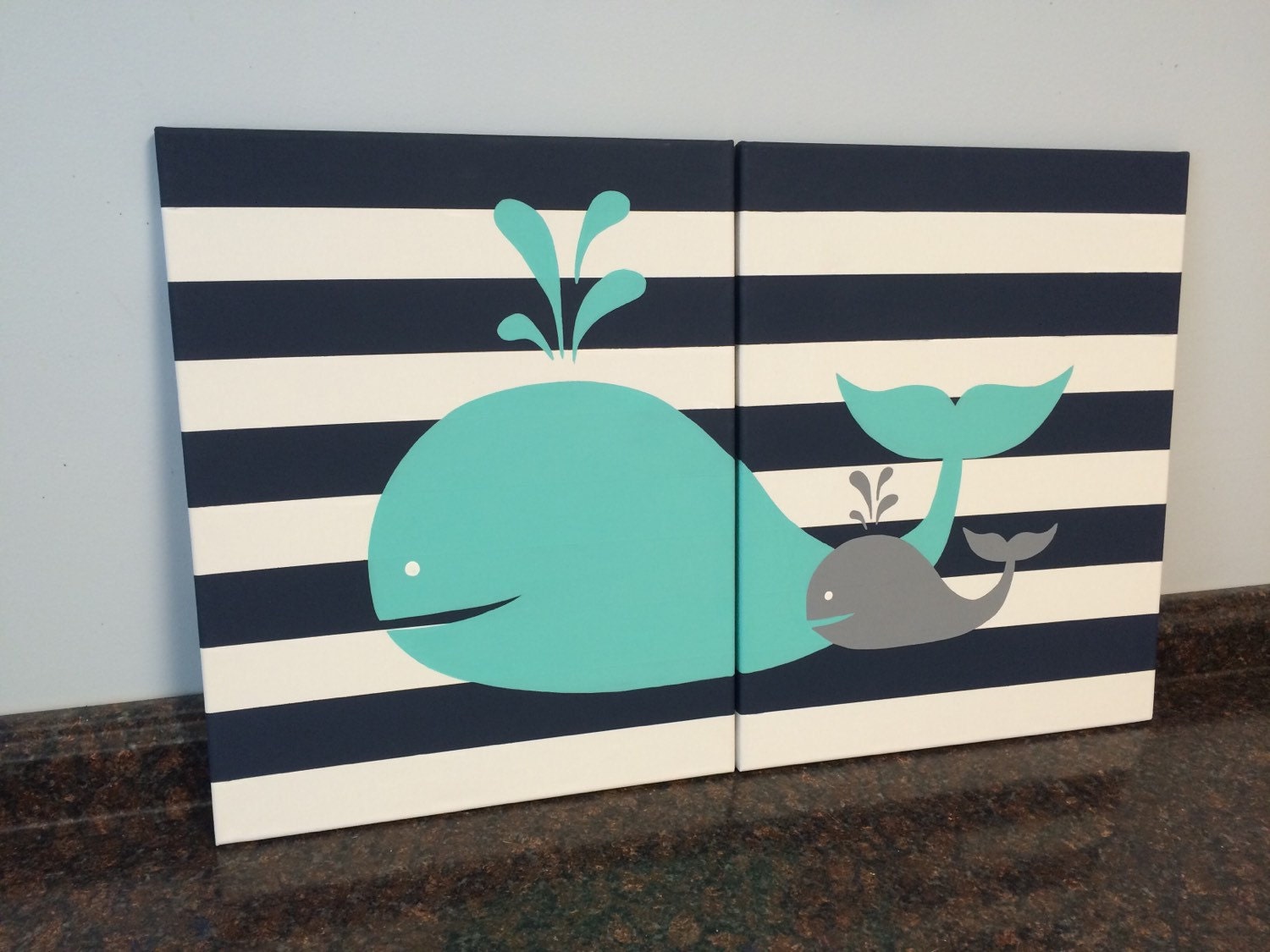 whale nursery wall decor baby boy whale decor baby boy mint