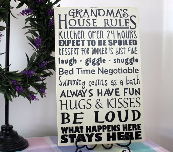 grandma-s-rules-wall-sign-custom-wood-sign-wood-board