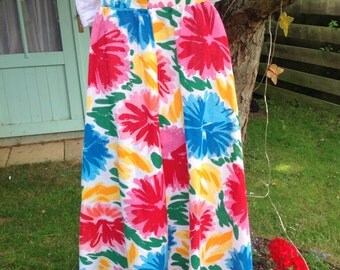 Totally tropical 80's vintage summer skirt