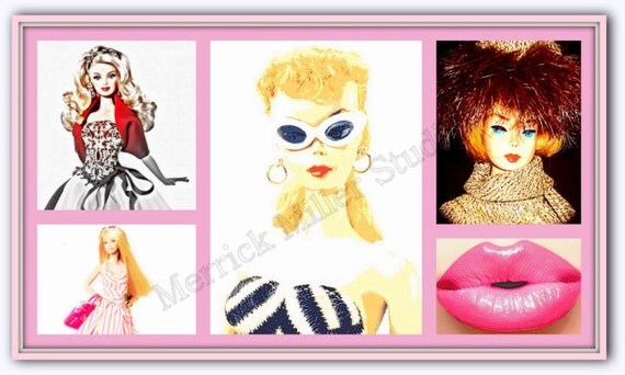 barbie wall art