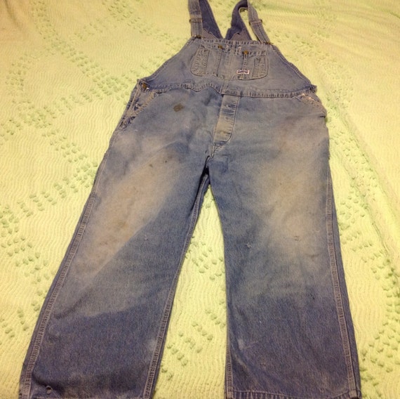 Denim Big Smith Bib Overalls Costume Carpenter Railroad