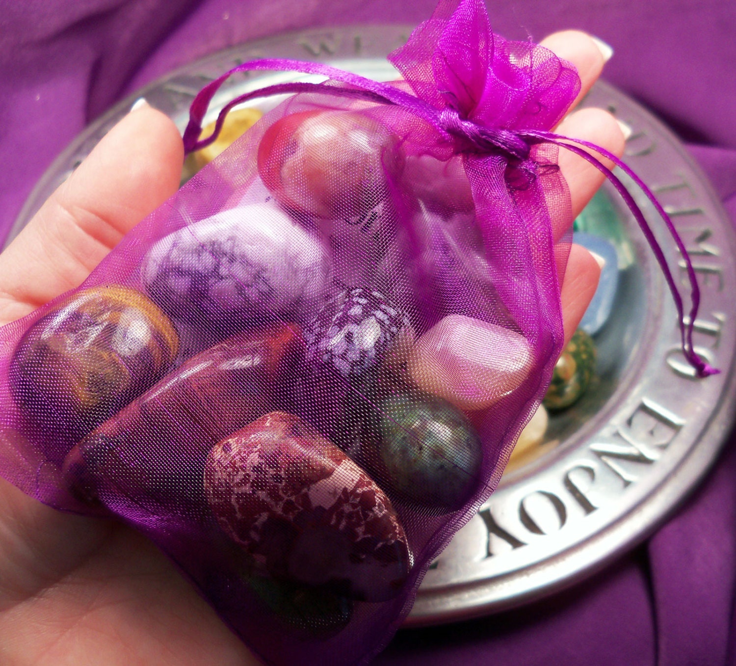 Mystery Stones Bag Intuitively Chosen Just For You By Spirit