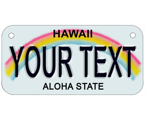 Custom personalized state license plate by CustomPhotoStuff